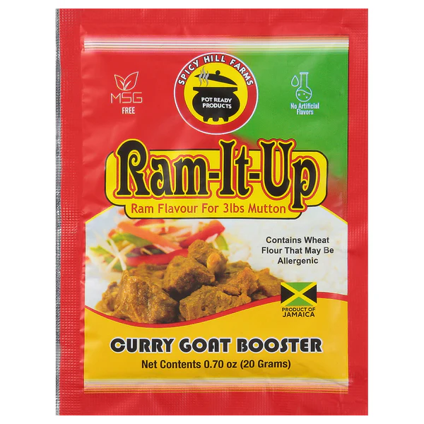 Spicy Hill Farms Ram It Up Curry Goat Mix