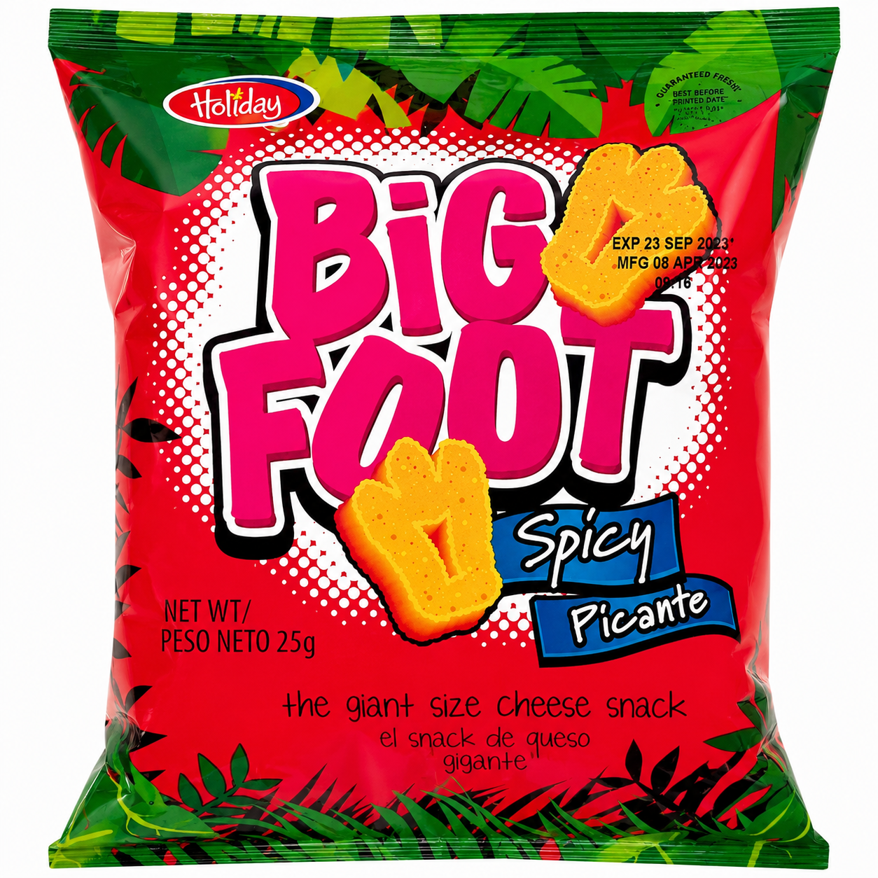 Holiday Big Foot Spicy Cheese Snack