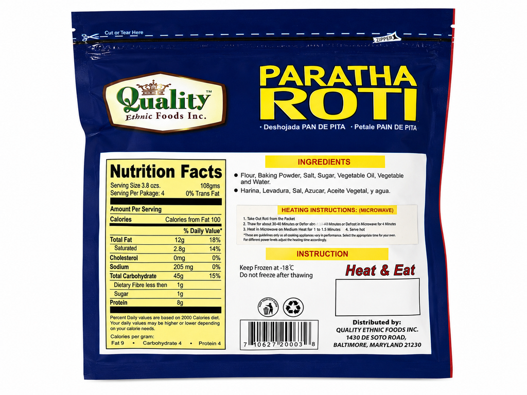 Paratha Roti (Blue)