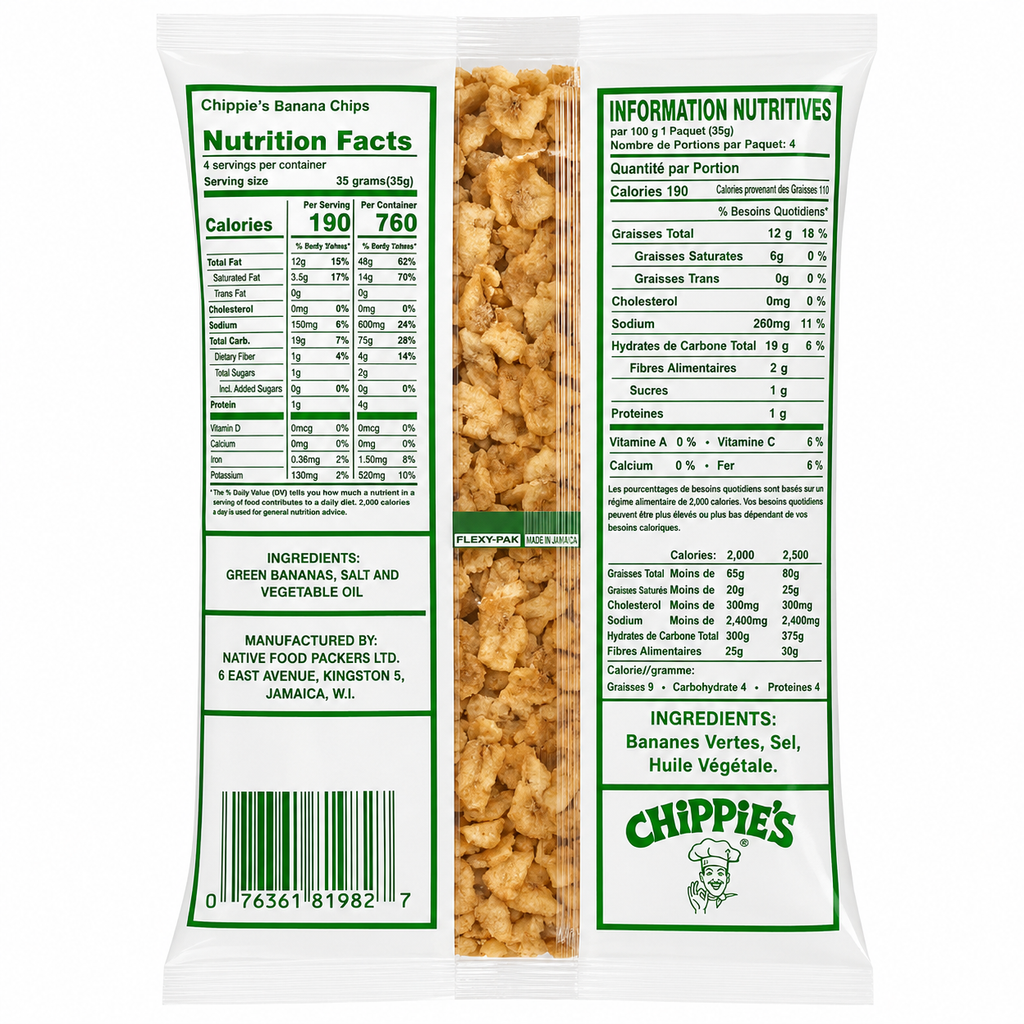 Chippies Banana Chips 5 oz