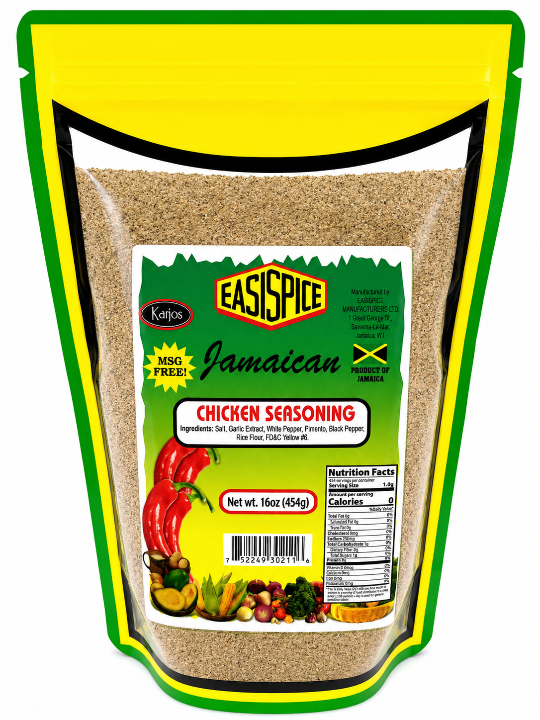Easispice Jamaican Chicken Seasoning 454g