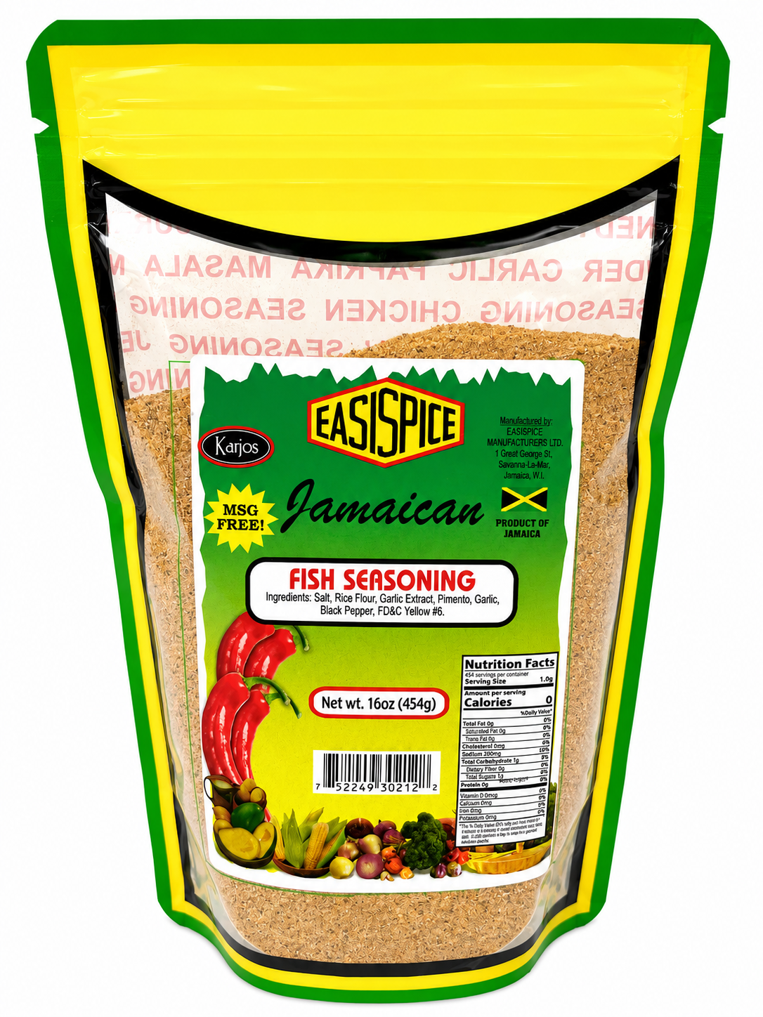 Easispice Jamaican Fish Seasoning 454g