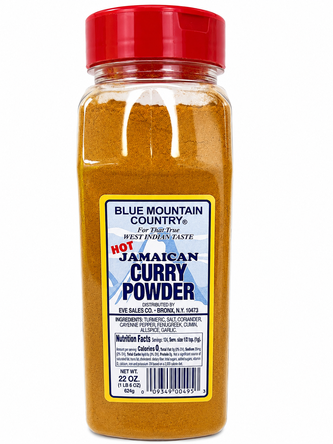 Blue Mountain Country Jamaican Hot Curry Powder 22 oz