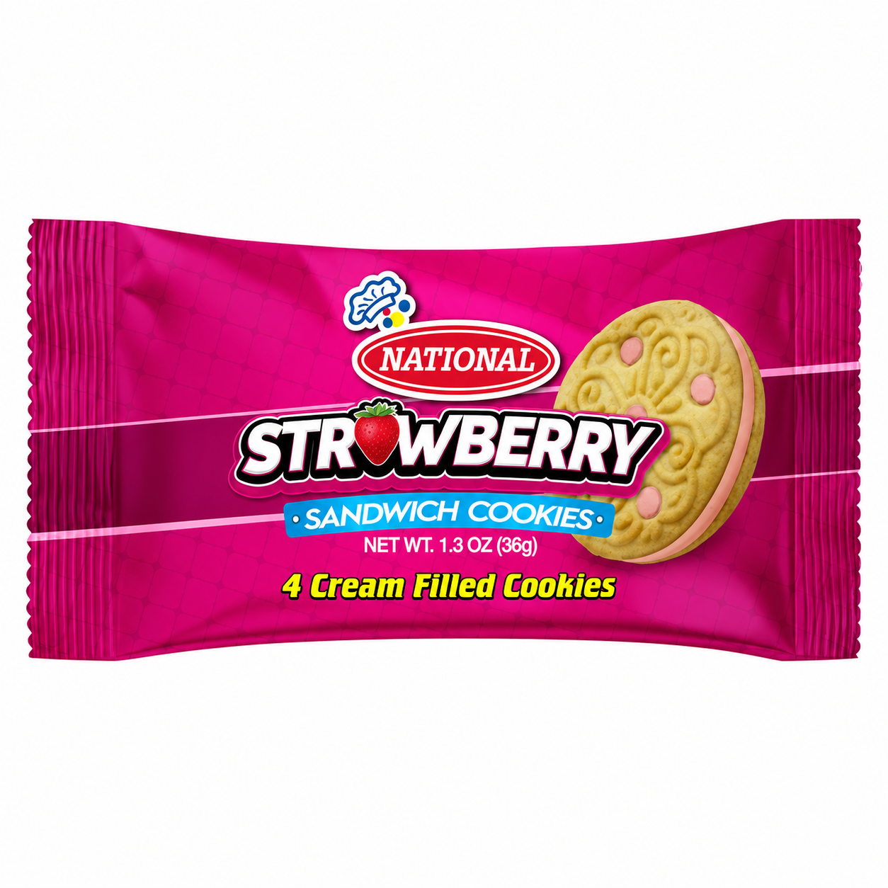 National Strawberry Sandwich Cookies