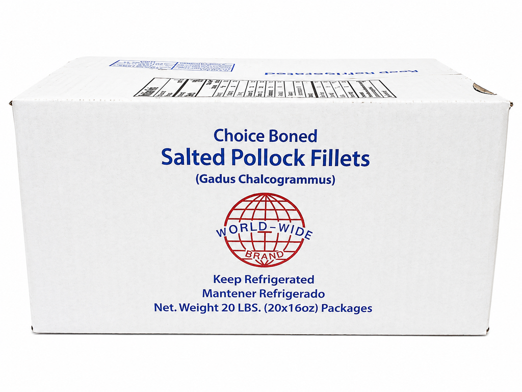 World-Wide Salted Pollock (Saltfish) Fillets